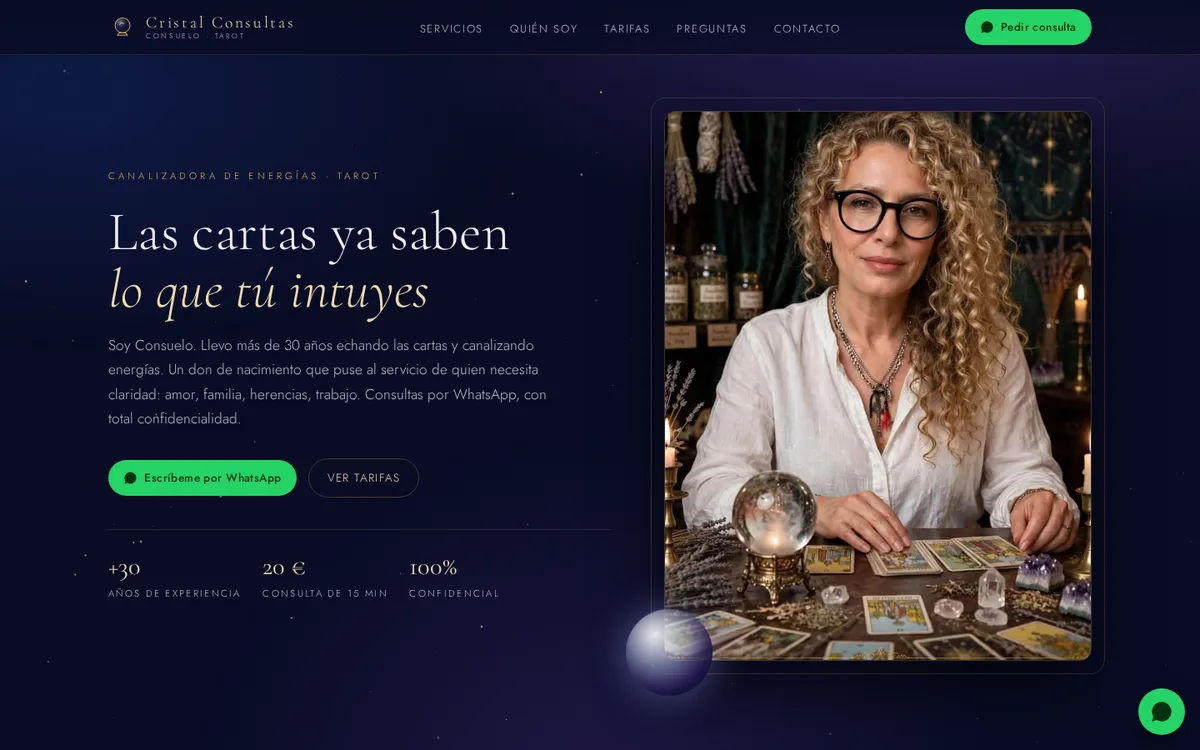 Web de Cristal Consultas en ordenador